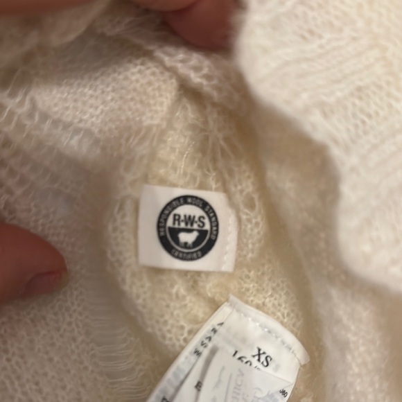 All Saints Cream Cardigan Sweater - Picture 9 of 9